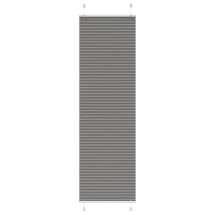 Plisserad persienn antracit 55x200cm tyg bredd 54,4cm polyester