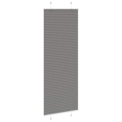 Plisserad persienn antracit 70x200cm tyg bredd 69,4cm polyester