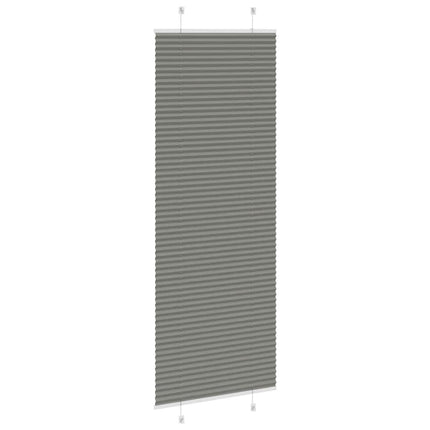 Plisserad persienn antracit 70x200cm tyg bredd 69,4cm polyester