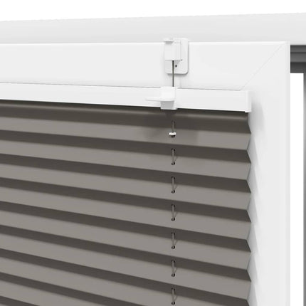 Plisserad persienn antracit 70x200cm tyg bredd 69,4cm polyester