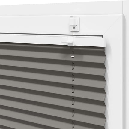 Plisserad persienn antracit 105x200 cm tyg bredd 104,4 cm