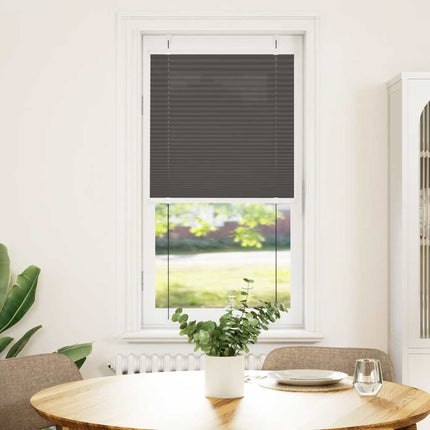 Plisserad persienn svart 60x100cm tyg bredd 59,4cm polyester