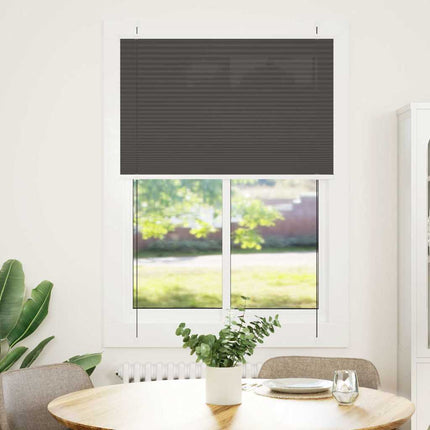 Plisserad persienn svart 90x100 cm tyg bredd 89,4 cm polyester