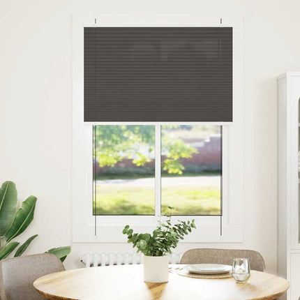 Plisserad persienn svart 95x100 cm tyg bredd 94,4 cm polyester