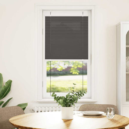 Plisserad persienn svart 60x150cm tyg bredd 59,4cm polyester