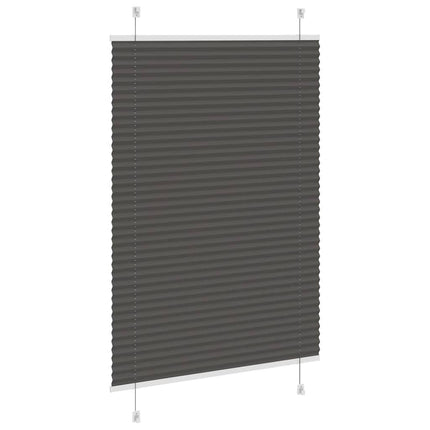 Plisserad persienn svart 90x150 cm tyg bredd 89,4 cm polyester