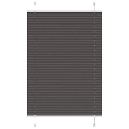 Plisserad persienn svart 95x150 cm tyg bredd 94,4 cm polyester