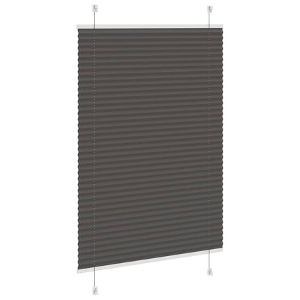 Plisserad persienn svart 95x150 cm tyg bredd 94,4 cm polyester
