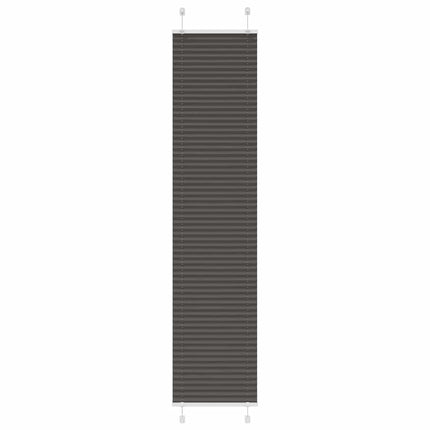Plisserad persienn svart 40x200cm tyg bredd 39,4cm polyester