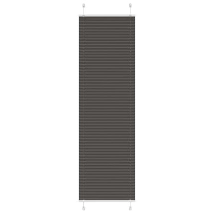 Plisserad persienn svart 60x200cm tyg bredd 59,4cm polyester
