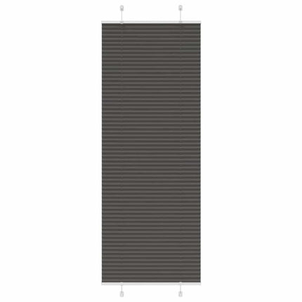 Plisserad persienn svart 70x200 cm tyg bredd 69,4 cm polyester