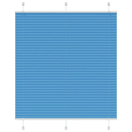 Plisserad persienn blå 115x100 cm tyg bredd 114,4cm polyester
