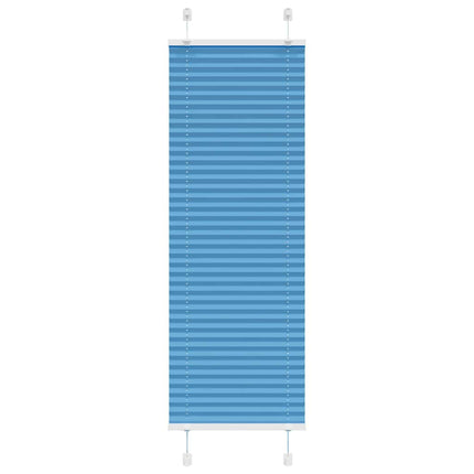 Plisserad persienn blå 40x150 cm tyg bredd 39,4cm polyester