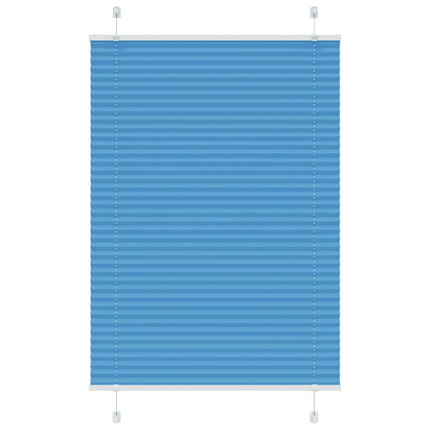 Plisserad persienn blå 95x150 cm tyg bredd 94,4 cm polyester