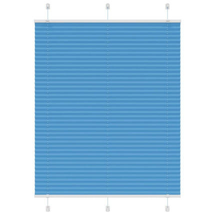 Plisserad persienn blå 110x150 cm tyg bredd 109,4cm polyester