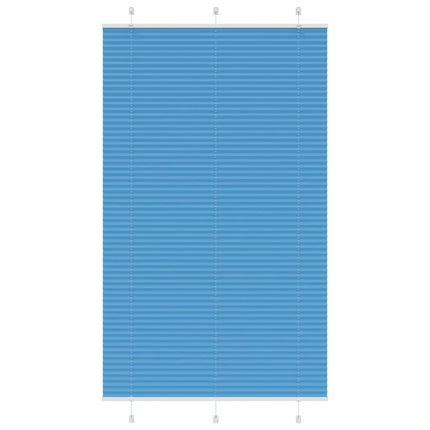 Plisserad persienn blå 120x200 cm tyg bredd 119,4cm polyester