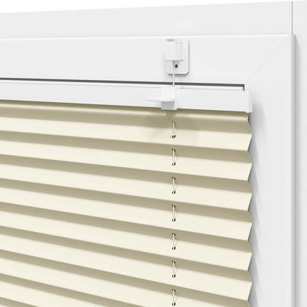 Plisserad persienn cremefärgad 55x150cm tyg bredd 54,4cm