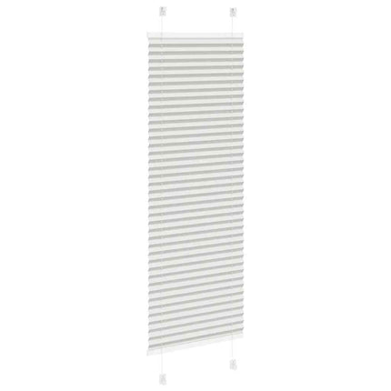 Plisserad persienn ljusgrå 40x100 cm tyg bredd 39,4cm polyester