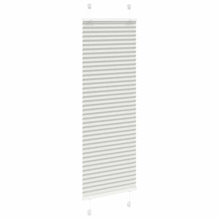 Plisserad persienn ljusgrå 40x150 cm tyg bredd 39,4cm polyester