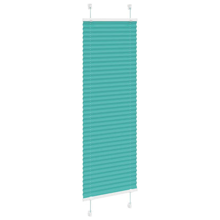 Plisserad persienn bensingrön 45x100cm tyg bredd 44,4cm