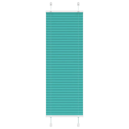 Plisserad persienn bensingrön 50x100cm tyg bredd 49,4cm