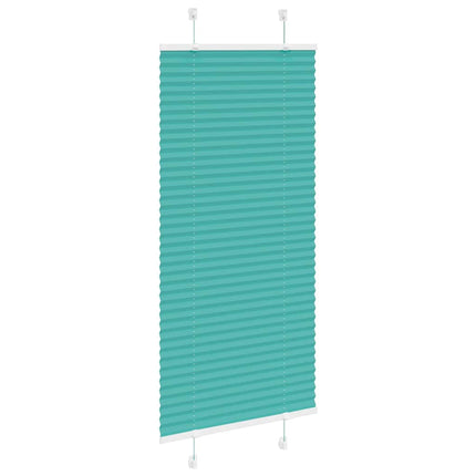 Plisserad persienn bensingrön 60x100cm tyg bredd 59,4cm
