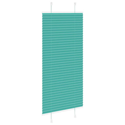 Plisserad persienn bensingrön 60x100cm tyg bredd 59,4cm