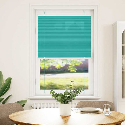 Plisserad persienn bensingrön 70x100 cm tyg bredd 69,4 cm