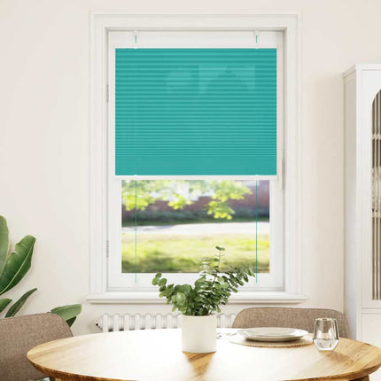 Plisserad persienn bensingrön 75x100 cm tyg bredd 74,4cm