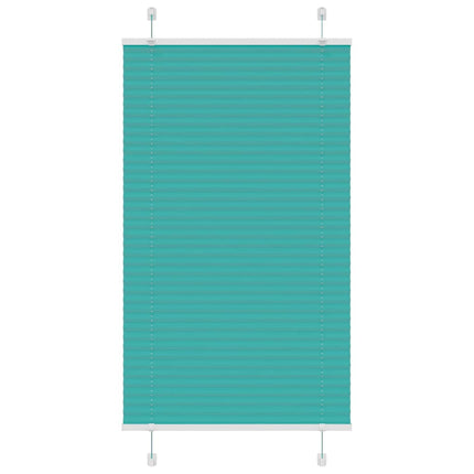 Plisserad persienn bensingrön 80x100 cm tyg bredd 79,4 cm