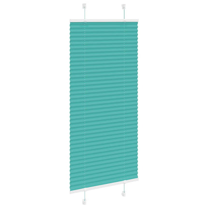 Plisserad persienn bensingrön 60x150cm tyg bredd 59,4cm