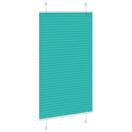 Plisserad persienn bensingrön 70x150 cm tyg bredd 69,4 cm