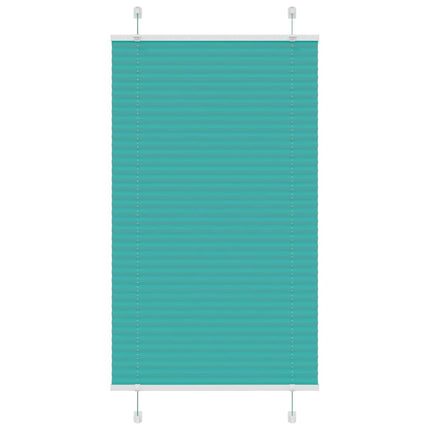 Plisserad persienn bensingrön 75x150 cm tyg bredd 74,4cm