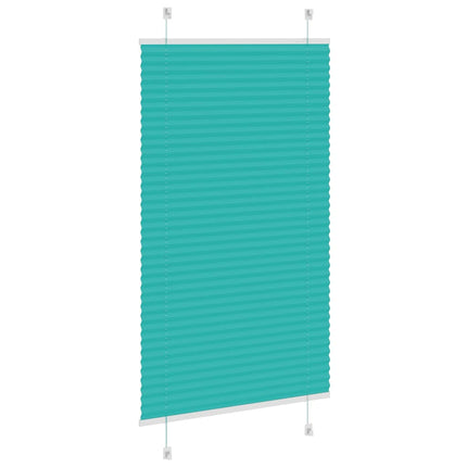 Plisserad persienn bensingrön 75x150 cm tyg bredd 74,4cm