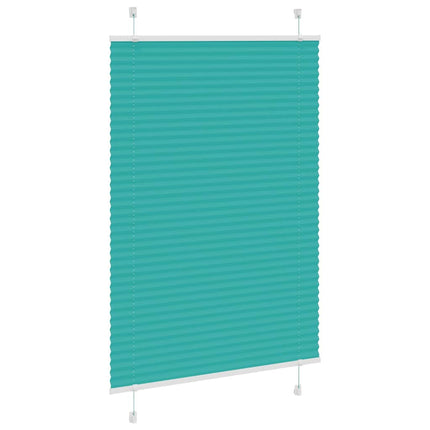 Plisserad persienn bensingrön 90x150 cm tyg bredd 89,4cm