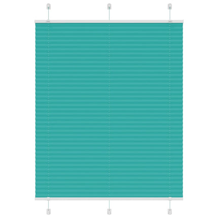 Plisserad persienn bensingrön 105x150 cm tyg bredd 104,4cm
