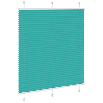 Plisserad persienn bensingrön 120x150 cm tyg bredd 119,4cm