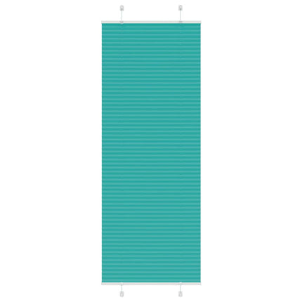Plisserad persienn bensingrön 75x200 cm tyg bredd 74,4cm
