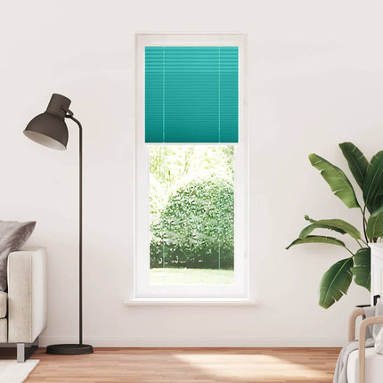 Plisserad persienn bensingrön 80x200 cm tyg bredd 79,4 cm