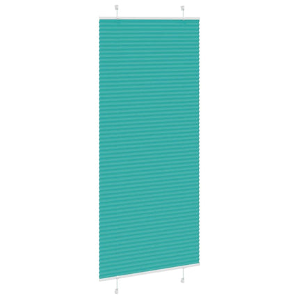 Plisserad persienn bensingrön 95x200 cm tyg bredd 94,4cm