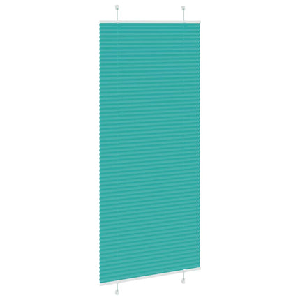 Plisserad persienn bensingrön 95x200 cm tyg bredd 94,4cm
