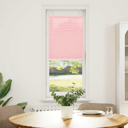 Plisserad persienn rosa 40x100cm tyg bredd 39,4cm polyester