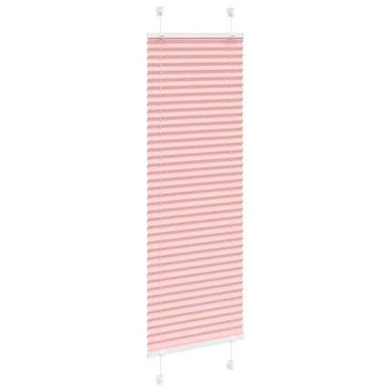 Plisserad persienn rosa 45x100cm tyg bredd 44,4cm polyester