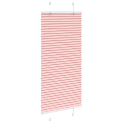 Plisserad persienn rosa 55x100cm tyg bredd 54,4cm polyester