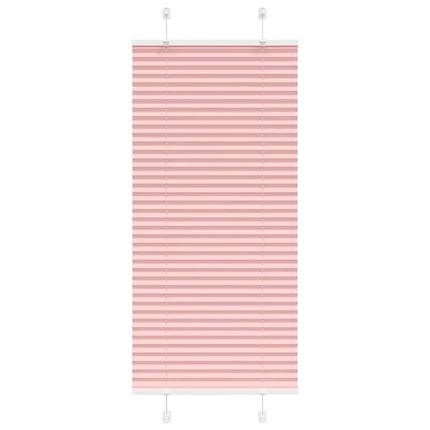 Plisserad persienn rosa 60x100cm tyg bredd 59,4cm polyester