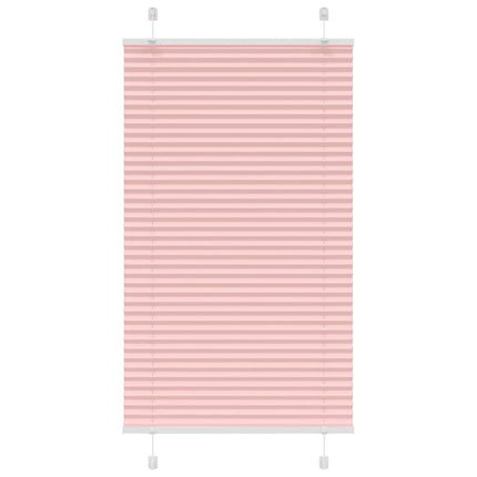 Plisserad persienn rosa 80x100 cm tyg bredd 79,4 cm polyester