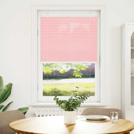 Plisserad persienn rosa 75x150 cm tyg bredd 74,4 cm polyester