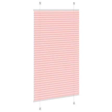 Plisserad persienn rosa 80x150 cm tyg bredd 79,4 cm polyester