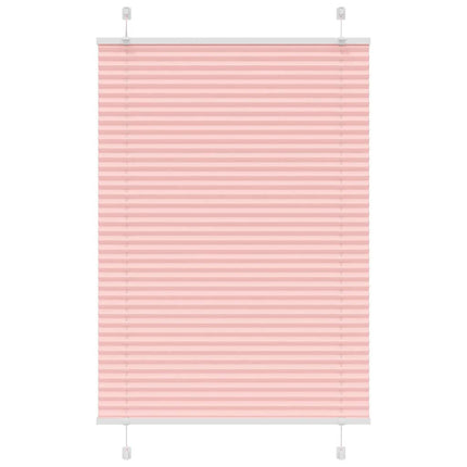 Plisserad persienn rosa 90x150 cm tyg bredd 89,4 cm polyester