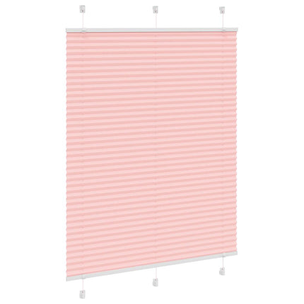 Plisserad persienn rosa 110x150 cm tyg bredd 109,4cm polyester